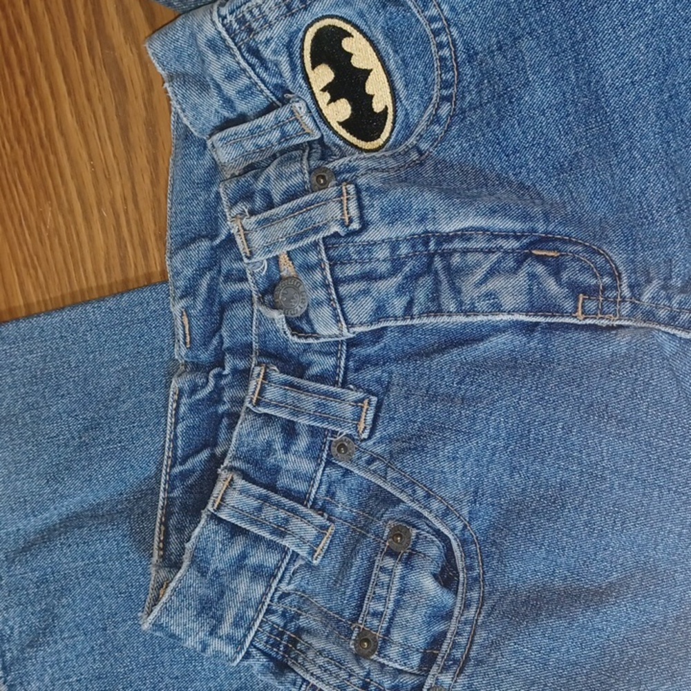 Children's Batman Jeans Warner Bros. Studio Store Size 4 1999 - Picture 6 of 9
